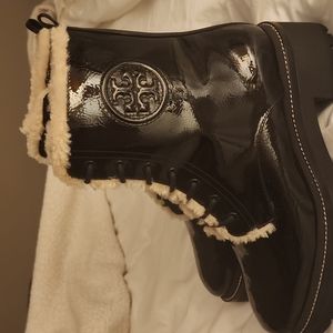 Tory Burch Miller Black Lug Sole size 9